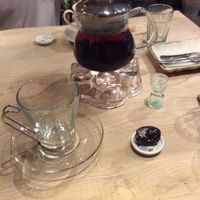 Tea with a coconut date at Little Saebejae in Tokyo