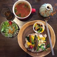 Set meal for lunch! at Little Saebejae in Tokyo