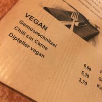Vegan dishes at Stövchen in Karlsruhe