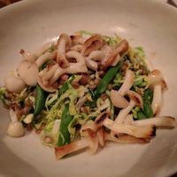 Roasted mushrooms, farro & brussels sprouts  at Nix in New York City