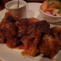 Cauliflower tempura with steamed buns & house pickles  at Nix in New York City