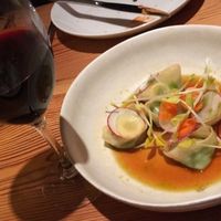 Pea dumplings! mmmm  at Nix in New York City