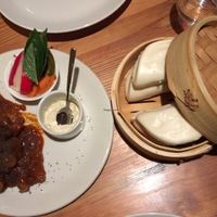 My favorite dish here. The tempura cauliflower buns!  at Nix in New York City