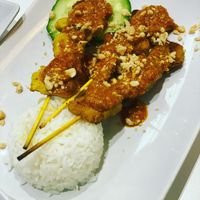 Satay sticks at Loving Hut - Southgate in Crawley