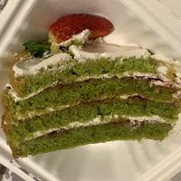 Pandan Cake  at Loving Hut - Southgate in Crawley