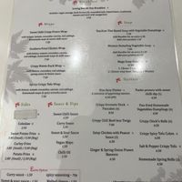 Menu - starters and sides   at Loving Hut - Southgate in Crawley