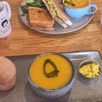 Full portion of Soup + Soup & Sambo combo at Budd's in Ballydehob