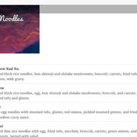 They'll do any vegetarian dish vegan-style, just ask! The Pad Thai is delicious.  at Neecha Thai in Oakland