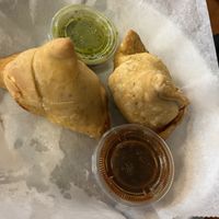 Samosas  at Chapati in Indianapolis