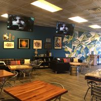 Beautiful interior at Chapati in Indianapolis