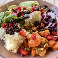 Buddha bowl  at Sa Ruta Verda in Mallorca