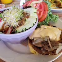 Beyond burger   at Holi Vegan Kitchen in North Miami Beach