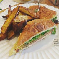 those potatoes are amazing.... at Holi Vegan Kitchen in North Miami Beach