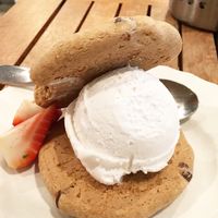 ice cream sandwich  at Holi Vegan Kitchen in North Miami Beach