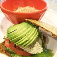 raw sandwich  at Holi Vegan Kitchen in North Miami Beach