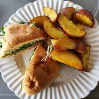Tempeh Panini at Holi Vegan Kitchen in North Miami Beach