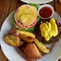 southwest black bean burger  at Holi Vegan Kitchen in North Miami Beach