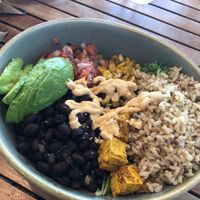 Warm Tex Mex Bowl at Holi Vegan Kitchen in North Miami Beach