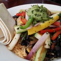 vegan rice bowl at Ole Fire Grill  in Melbourne
