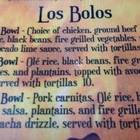 vegan rice bowl menu item at Ole Fire Grill  in Melbourne