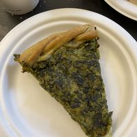 Chard tart  at Wani Vegan Bakery in Rome