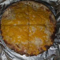 The flat bread aka cheesy bread at Pizza by Elizabeths in Greenville