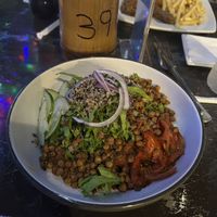 Nourish bowl  at Umbrellas Beach Bar in St Georges