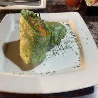 Veggie wrap   at Umbrellas Beach Bar in St Georges