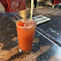 Cocktail (can’t remember which one)  at Umbrellas Beach Bar in St Georges