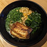 Vegan Tokyo Shoyu ramen at Matsunoki Ramen - Pine St Market in Portland