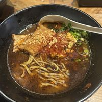 Vegan spicy garlicc  at Matsunoki Ramen - Pine St Market in Portland