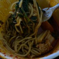 Spicy ramen add spinach   at Kinboshi Ramen in Portland