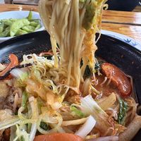 wheat noodles   at Kinboshi Ramen in Portland