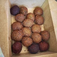 Regular, bbq and sriracha!  at The HipPea in Long Beach