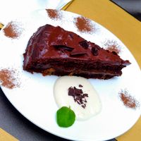 Torta Sacher at Amaranta Bio Bistrot in Rovereto