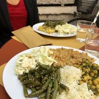 Typical mixed dish, four tastings (€ 14) at Amaranta Bio Bistrot in Rovereto