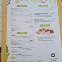 Menu at Black Sheep Raw • Vegan Lab & Bistrot in Trento