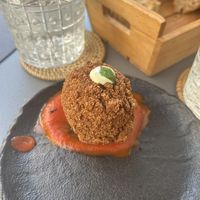 Arancini  at Black Sheep Raw • Vegan Lab & Bistrot in Trento