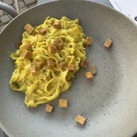 Carbonara   at Black Sheep Raw • Vegan Lab & Bistrot in Trento