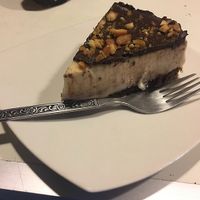 Peanut butter cheesecake at Viveg in Santiago