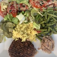 Assiette vegie  at La Salamandre in Etretat