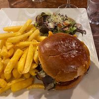 Veggi burger  at La Salamandre in Etretat