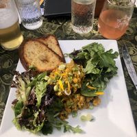Chickpea salad at Origins Cafe in Cooperstown