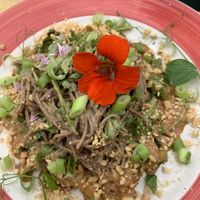 Sesame Soba Noodles at Origins Cafe in Cooperstown