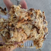Apple crumble at Ice Cream Saloon Clio in Nessebar
