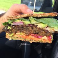 burger!  at It's All Good Organic in Calgary