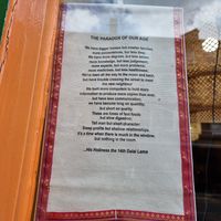 some more wisdom at Himalaya Cafe in Edinburgh