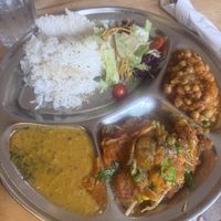 Vegan Thali   at Himalaya Cafe in Edinburgh