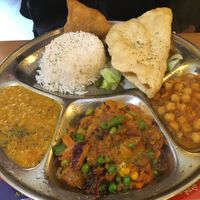 Vegan tali  at Himalaya Cafe in Edinburgh