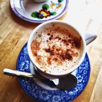 Masala chai at Himalaya Cafe in Edinburgh